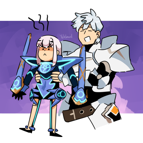 Tall Knight and Gremlin Jettwitter