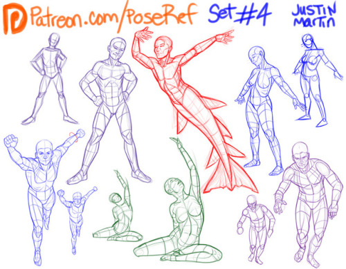 posereference: My poses are FREE TO USE. - trace them - use them as manniquins for your characters -