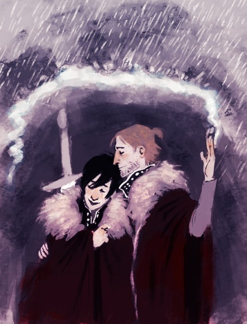 caboodlederps: Anders and Hawke, probably post DA2?  I don’t know where this came from, but it just 