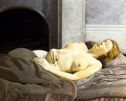 artist-freud: Sleeping Nude, Lucian FreudMedium: oil,canvas