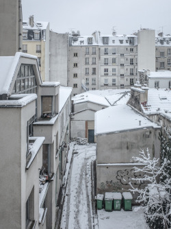 concreteslabz: Today, from my window.Paris,