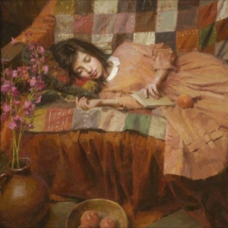 Falling Asleep While Reading A Book 1. Marek Langowiski // 2.3. Morgan Weistling // 4. Malcolm Liepke