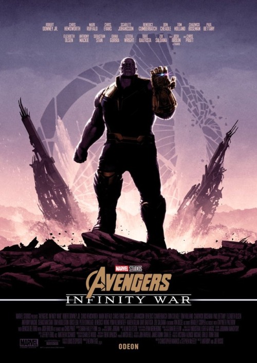 Avengers: Infinity War by Matt FergusonAll five posters available exclusively from Odeon Cinemas HER