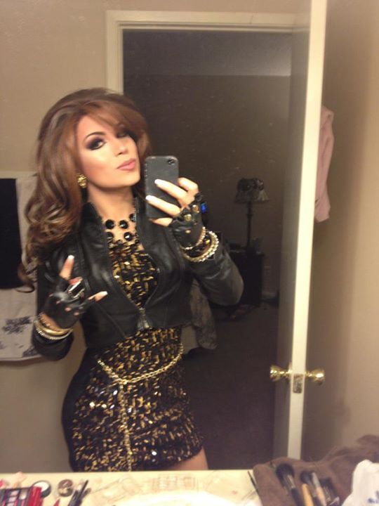 sissyfucker:  Ready for a night out… inside a men’s bathroom stall sucking dick