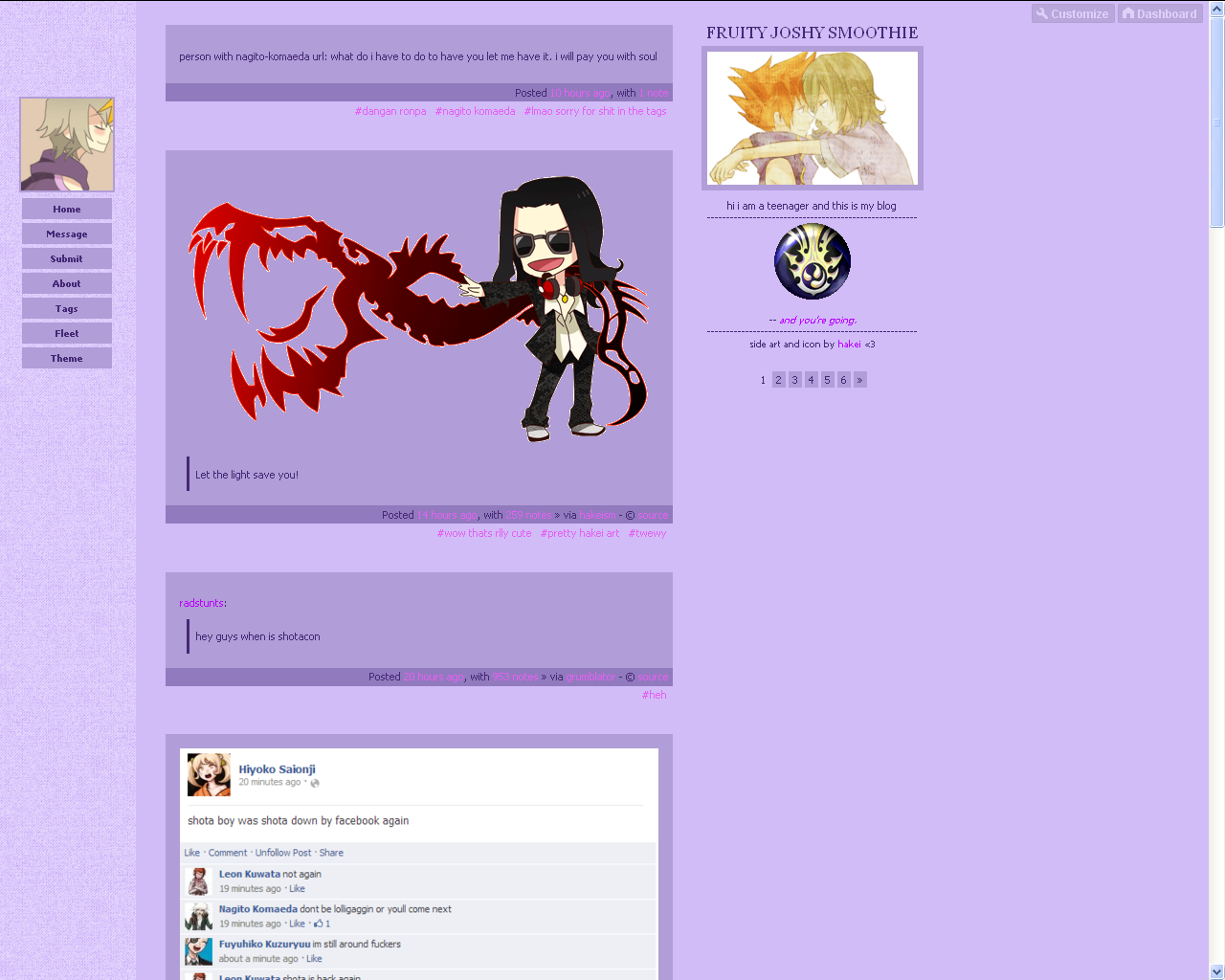 fruityjoshysmoothie:  u will be missed (i changed our themes) 