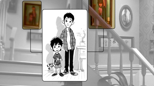 tadashinghamadas:  okay so just I wanted to see which pictures that line up that stairway had officially released HQ/concept art counterparts literally all I want is for Disney to release HQ versions of all the family pictures 8’I