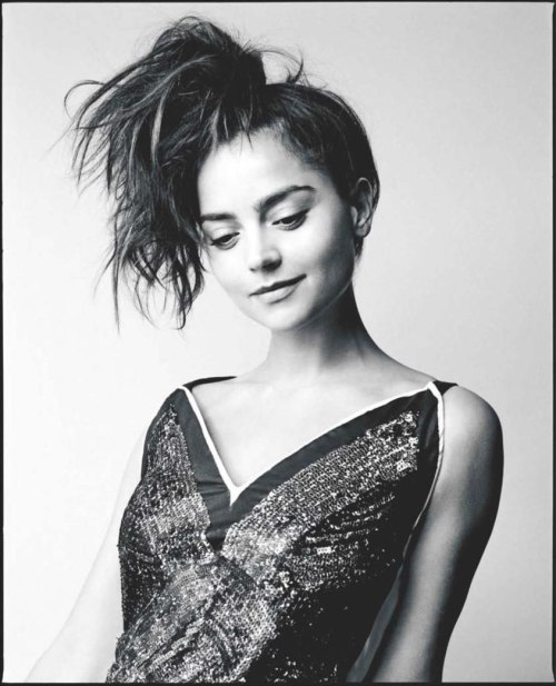 Jenna Coleman by David Bailey for Glamour UK, October 2016
