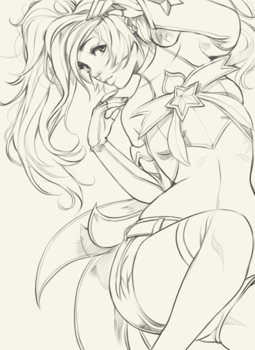 simzart: Star Guardian Jinx Complete process on my Twitch! Follow me to watch the next live! https://www.twitch.tv/simzart 