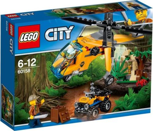 LEGO City Jungle Exploration SetsStarter Set (60157)Cargo Helicopter (60158)Mission with Half-track 