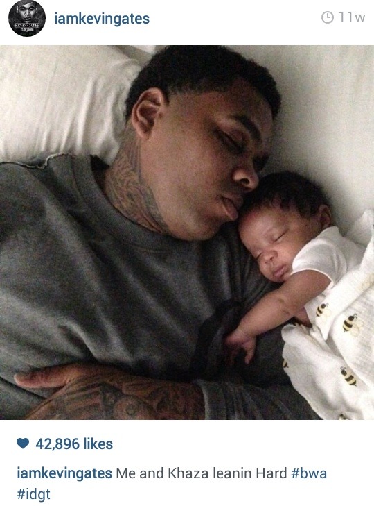 hersheywrites:  trappunzelll:  Kevin Gates has the cutest kids. 😍😍  Always