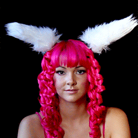 ravenlefaye:GIF from my shoot for EMOKI - awesome animal ears that you control with your mind! Photo
