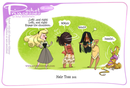 Pocket Princesses 246: Hair Toss 101Please reblog, don’t repost, edit or remove captionsFacebo