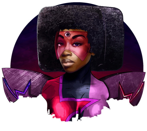 Garnet from Steven Universe, I used Estelle as the model for the face. Corey Spearman (The Fractiona