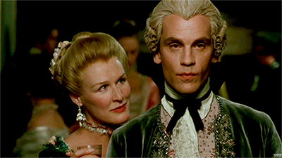 retropopcult:Glenn Close and John Malkovich, Dangerous Liaisons (1988)
