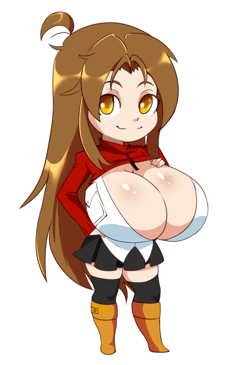 graphiteknight: dwps:  A Mattie for @graphiteknight that I finally got around to coloring Tried to make her look downsized for like charms and keychains and I chibi sized everything but the boobs lol  Perfect mini mega tittymonster~ Thank you so much