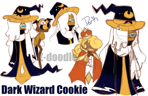 The other two Story Mode survivors for the King Custard au. Wizard Cookie and Strawberry Cookie