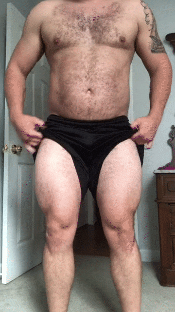 deafxjam: Leg day realness. (Enjoy the gif version, since the video breaks a rule somewhere.)