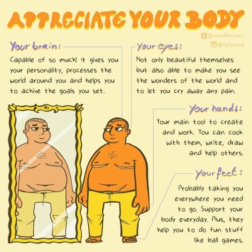 historicalbeauties:Body positivity and mental health for men, by Lena Dirscherl (BoPoLena on IG). Mo