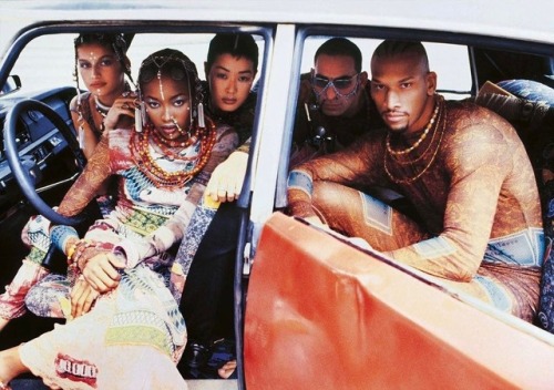 femmequeens:Laetitia Casta, Naomi Campbell, Jenny Shimizu, Tanel Bedrossiantz, and Vladimir McCrary 