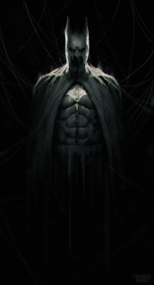 theamazingdigitalart:  The Dark Knight by  Frankie Perez  