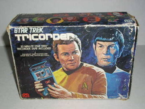 surlymccoy: The Mego Toys Brand Star Trek Tricorder Cassette Player from 1975