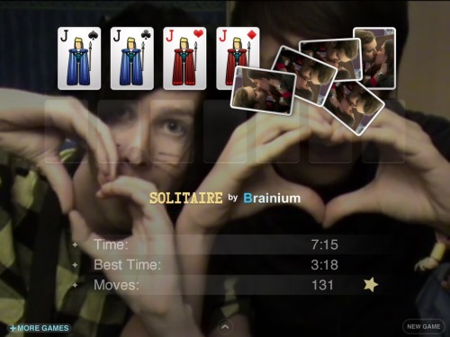 Achievement unlocked: making your Solitaire board look so cheesy you can eat with crackers.