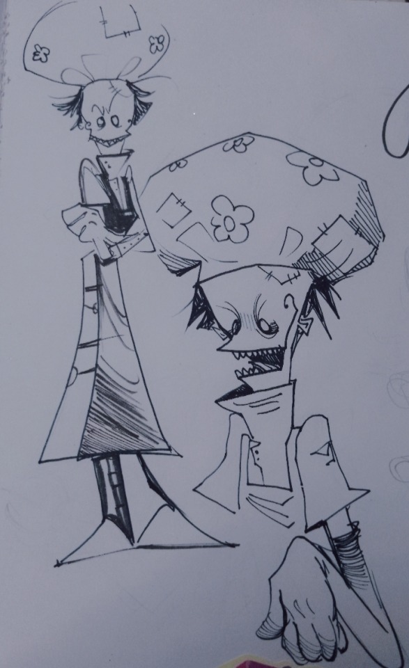 Various Sketches With Toothy And Doctor's Things, And Dartagnan