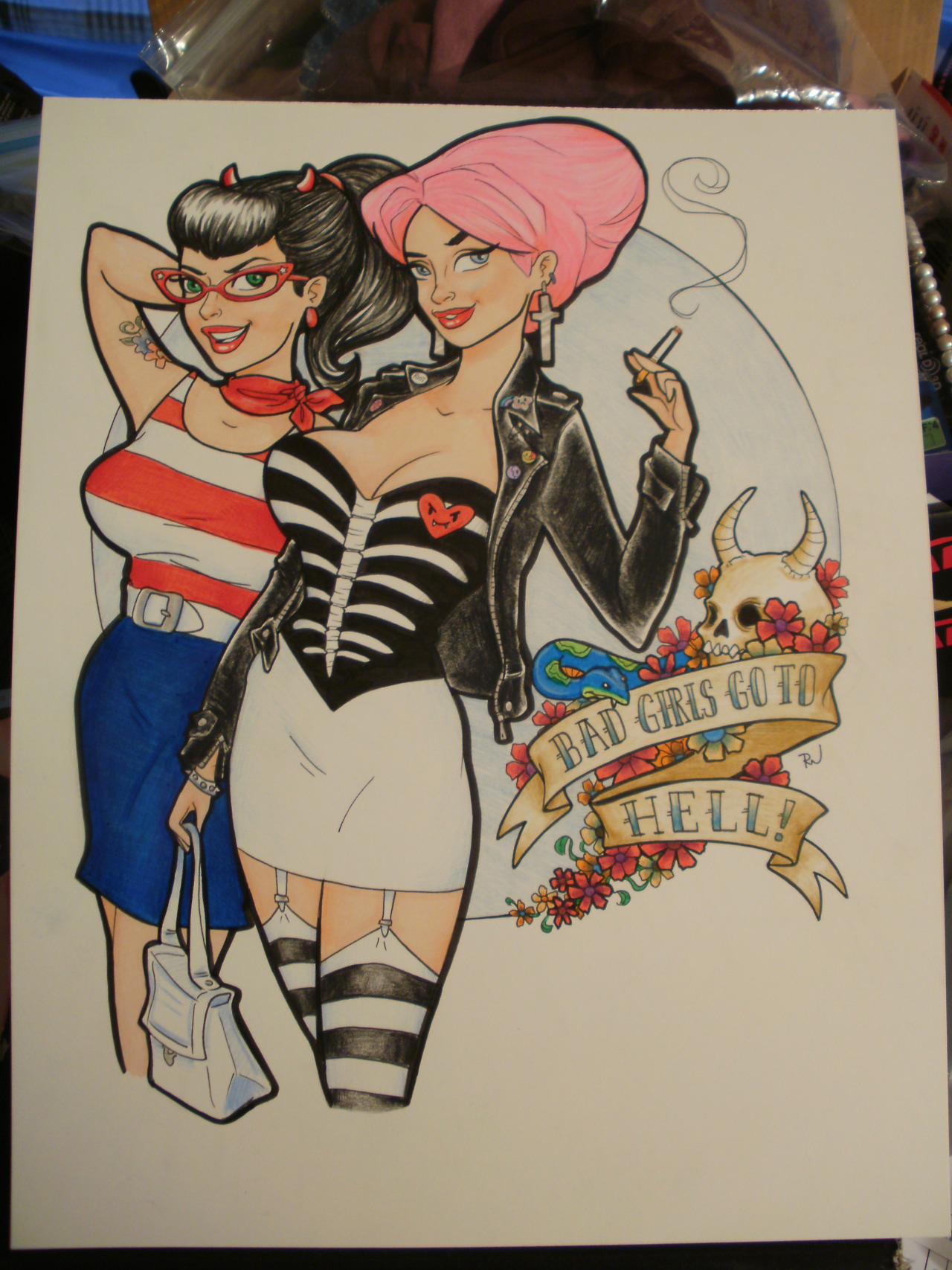 beccasbombshells:  Bad girls go to hell! I’m so silly. It’s for sale  It’s