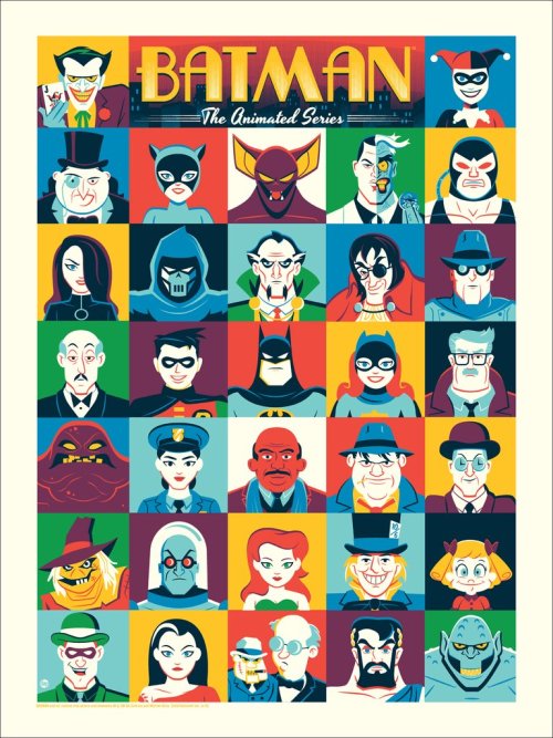 batmananimated:  kane52630:  MondoTees: BATMAN: THE ANIMATED SERIES & THE NEW BATMAN ADVENTURES by Dave Perillo  More Info Click Here   So good!