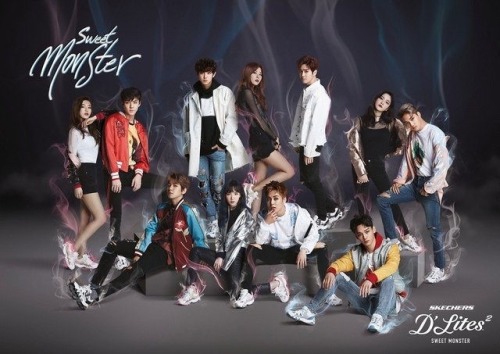 EXO ando Red Velvet for skechers.