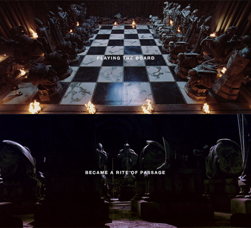 THE HOGWARTS UNDERGROUND CHESS SOCIETY    Hogwarts castle morphed along with its inhabitants’ secr