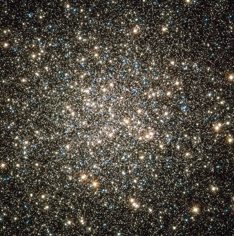 A celestial snowglobe of stars, M13.
Credit: NASA, ESA and The Hubble Heritage Team (STScI/AURA)