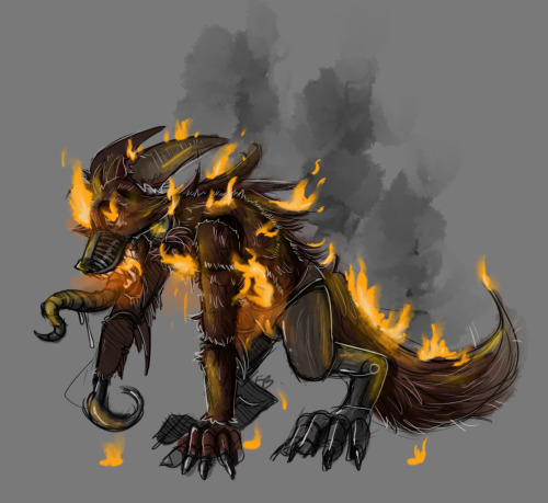 Grim Foxy Except This Time I Found Out How To Blend In Photoshop