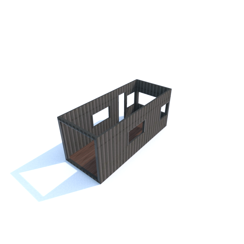 haguedesign:  Single 20 foot Container pictorial assembly plan