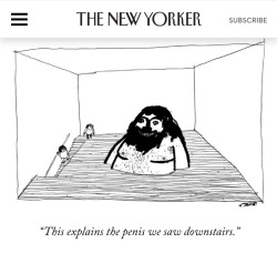 suckmydicknewyorker: Kudos to the New Yorker