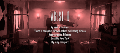 agushadow: agust d + my favorite lyrics