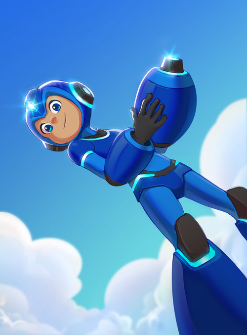 A bit late for throwback Thursday&hellip; Back when I worked on Mega Man: Fully Charged, the cre