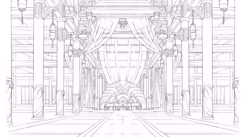 benditlikekorra:   Ba Sing Se background designs in Book 3 of The Legend of Korra  [x] 