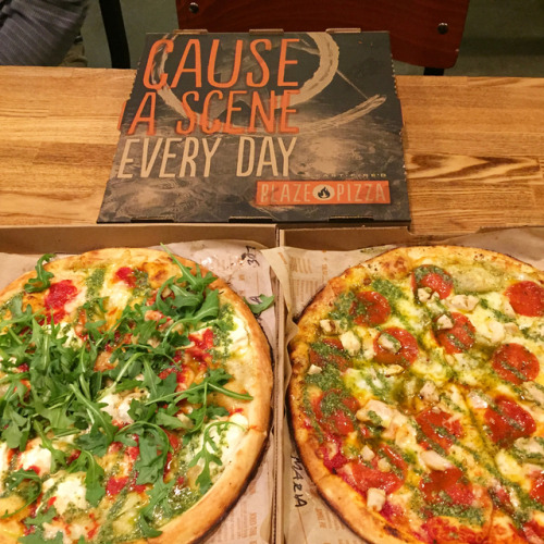 Omg First time having Blaze pizza! It was good! I had such an awesome day! MOVIE AND PIZZA perfect c