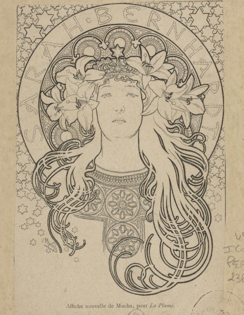Sarah Bernhardt ( rôle de Melissinde ) dans la Princesse lointaine, pièce d’Edmond Rostand.Documents