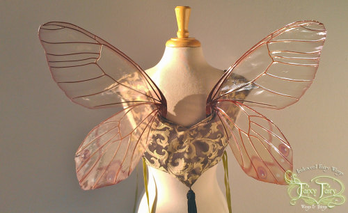 whimsy-cat:  Fairy wings by Fancy Fairy. ( Etsy / Deviantart )