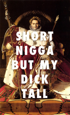 flyartproductions:  Shabbapoleon Napoleon I on his Imperial Throne, Jean Auguste Dominique Ingres (1806) / Shabba, A$AP Ferg