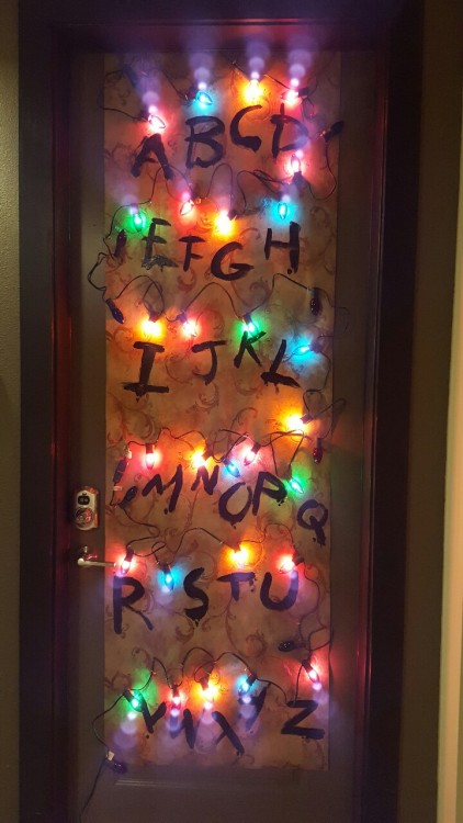 hnautumn: So the apartment is having a door decorating contest for Halloween, and I came up with the