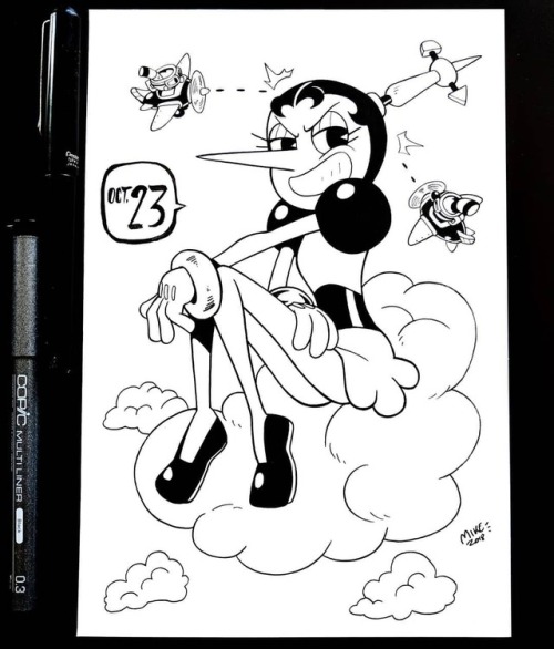 Hilda Berg for #Inktober day 23! 