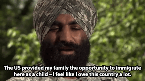 destinyrush:nevaehtyler:Sikhs have been serving in the U.S. military since World War I, but they wer