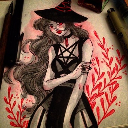 October is @inktobertime ! 31 days, 31 ink drawings, one every day! For this  year’s @inktober I’m f