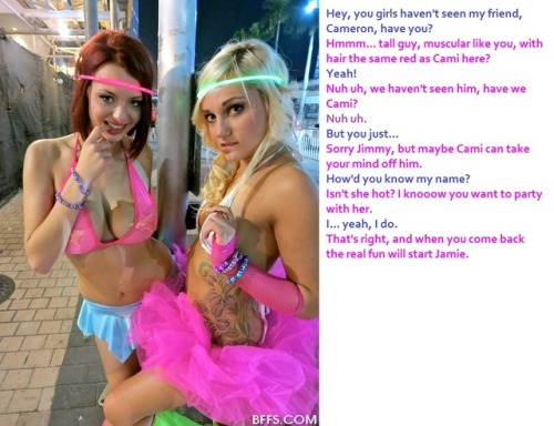Hmmmm&hellip; I think they maybe DID see him. Check out Brains to Bimbos for great bimbofication