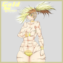 gleamingrose:  My character Gold Genderbent.Hope