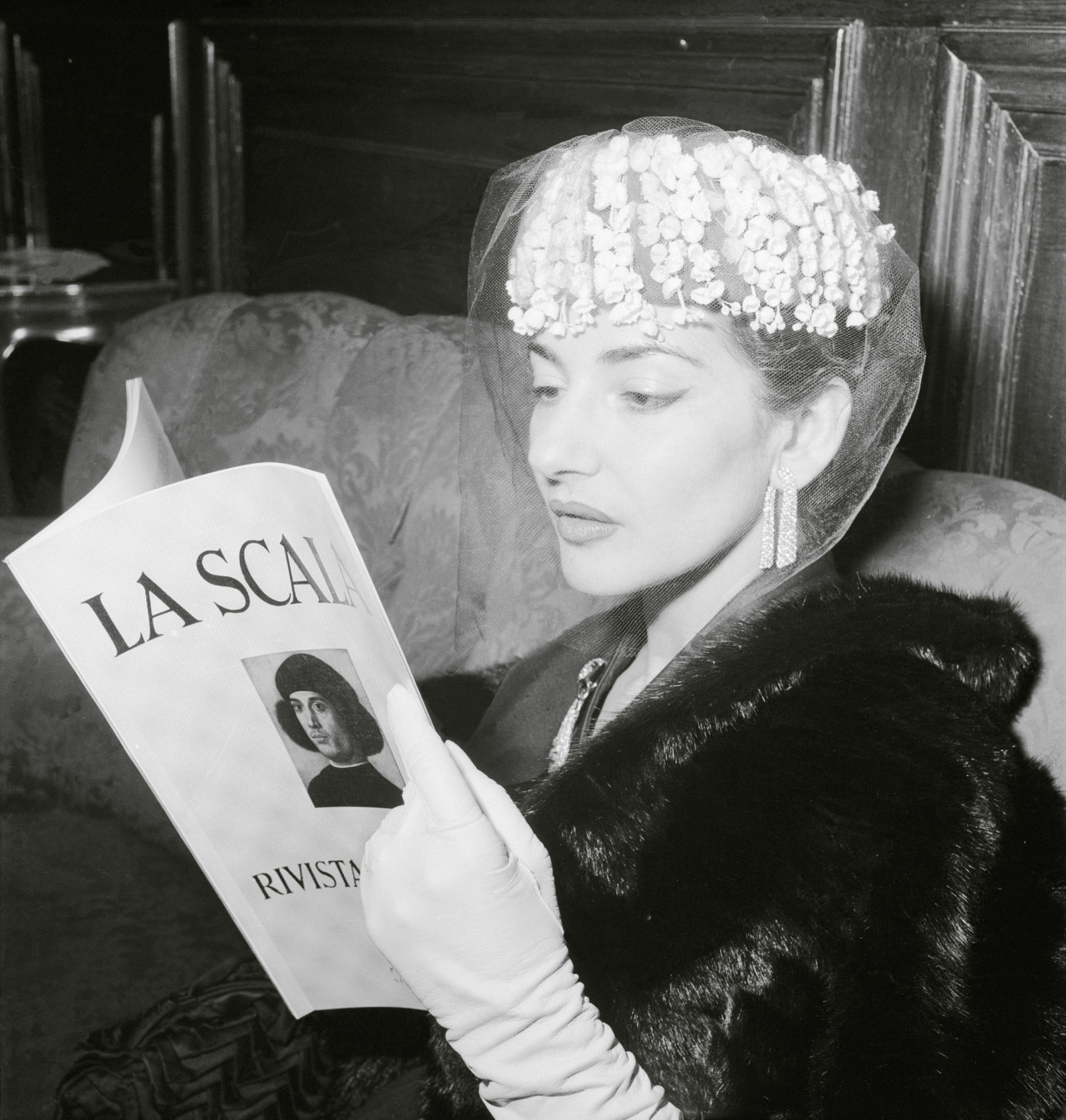 Maria Callas reads La Scala.
“An opera begins long before the curtain goes up and ends long after it has come down. It starts in my imagination, it becomes my life, and it stays part of my life long after I’ve left the opera house.” – Maria Callas