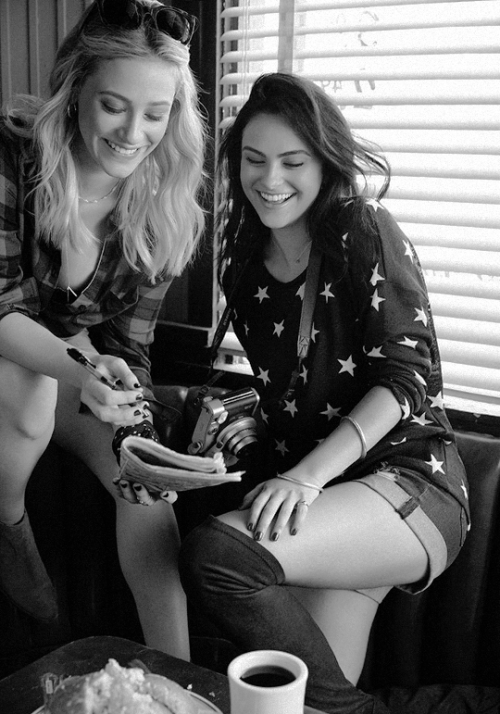 gifriverdale - Lili Reinhart and Camila Mendes photographed by...